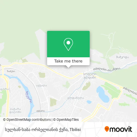 სულხან-საბა ორბელიანის ქუჩა map