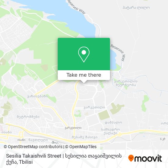 Sesilia Takaishvili Street | სესილია თაყაიშვილის ქუჩა map