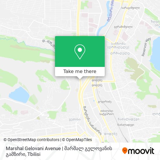 Marshal Gelovani Avenue | მარშალ გელოვანის გამზირი map
