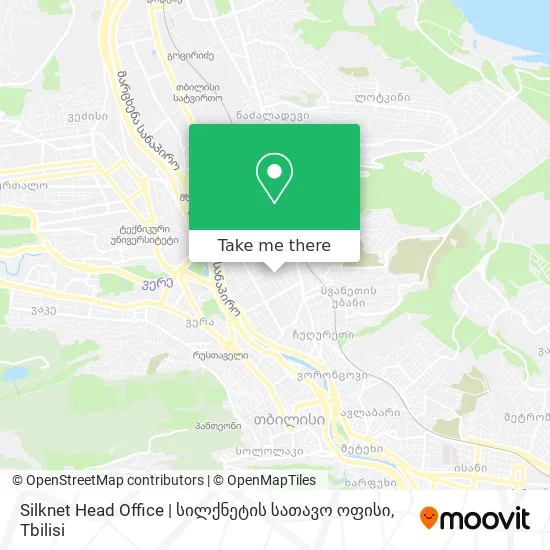 Silknet Head Office | სილქნეტის სათავო ოფისი map