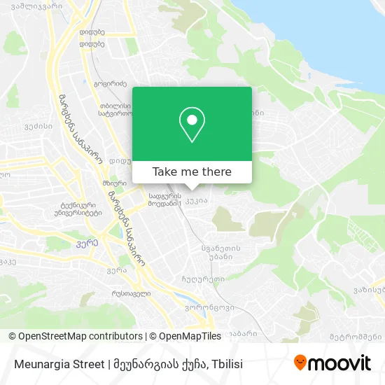 Meunargia Street | მეუნარგიას ქუჩა map