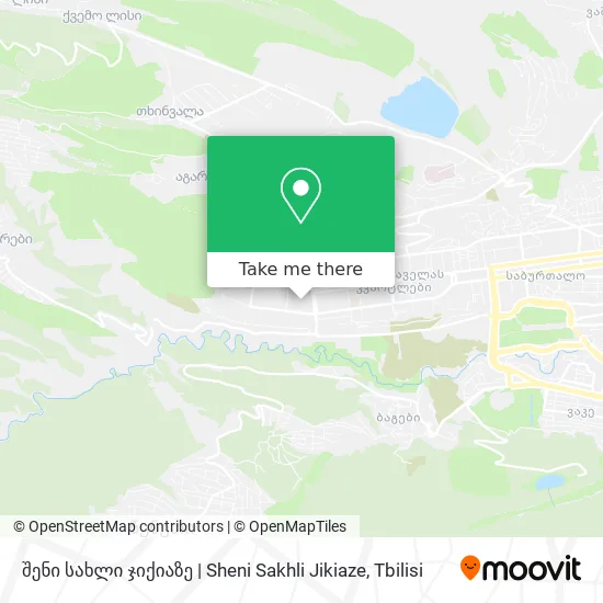 შენი სახლი ჯიქიაზე | Sheni Sakhli Jikiaze map