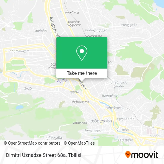 Карта Dimitri Uznadze Street 68a