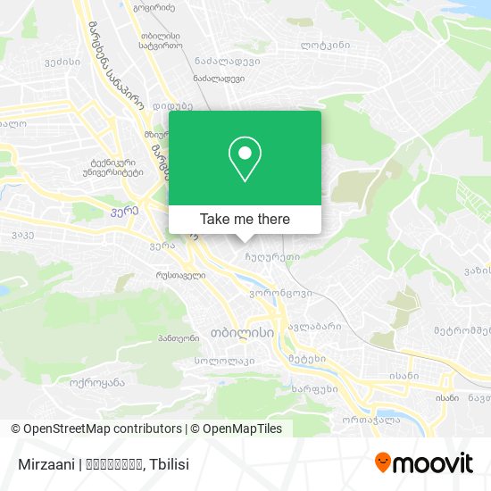 Mirzaani | მირზაანი map