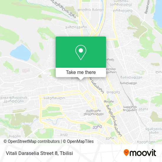 Карта Vitali Daraselia Street 8