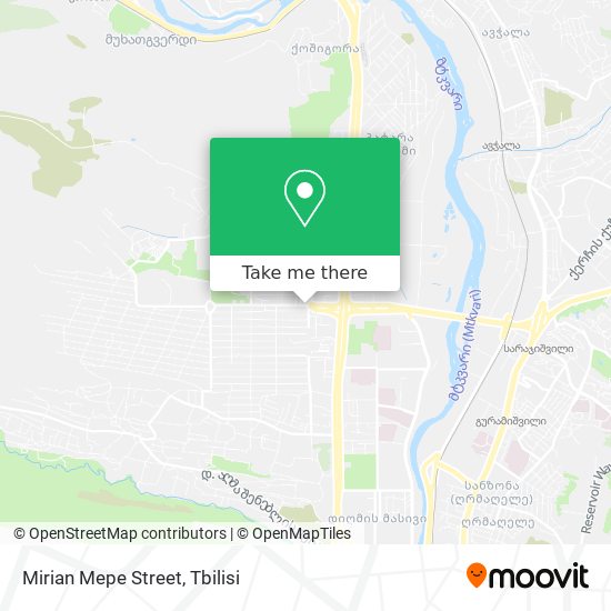 Карта Mirian Mepe Street
