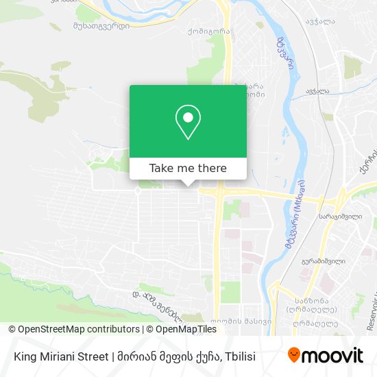 King Miriani Street | მირიან მეფის ქუჩა map