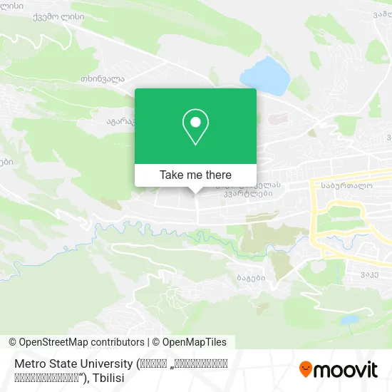Metro State University (მეტრო „სახელმწიფო უნივერსიტეტი“) map