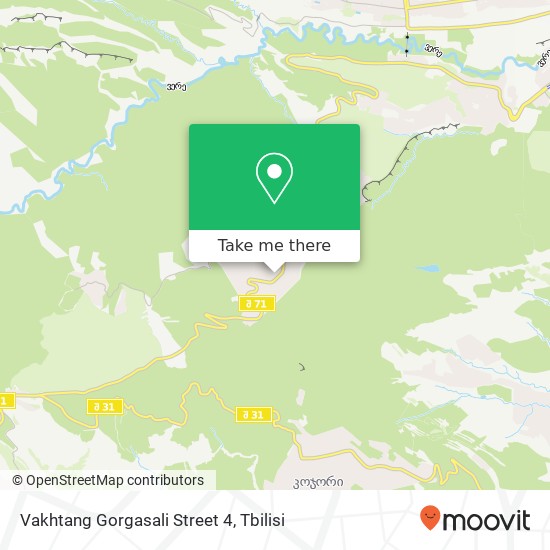 Карта Vakhtang Gorgasali Street 4