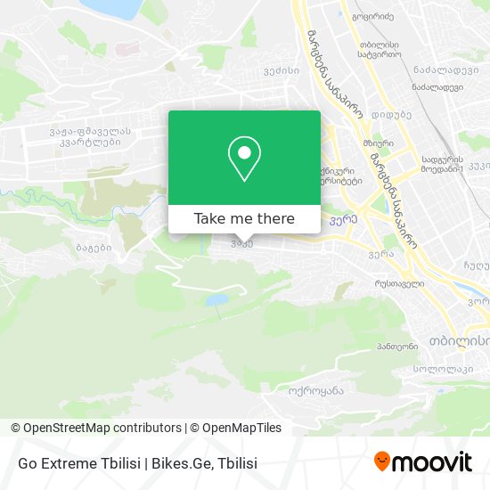 Go Extreme Tbilisi | Bikes.Ge map