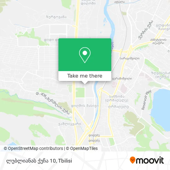 ლუბლიანას ქუჩა 10 map