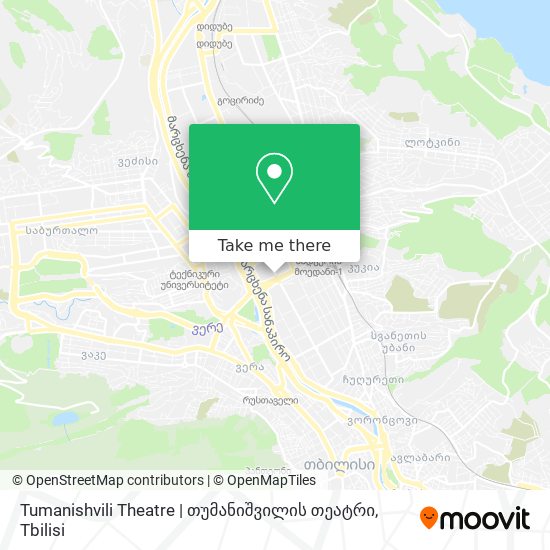 Tumanishvili Theatre | თუმანიშვილის თეატრი map