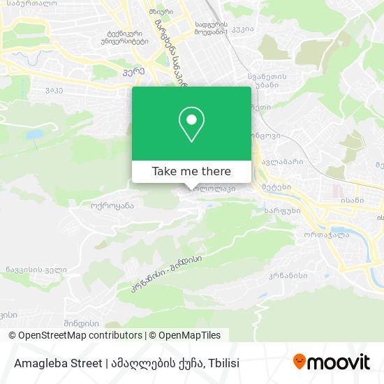 Карта Amagleba Street | ამაღლების ქუჩა