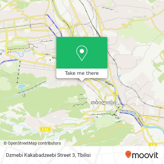 Dzmebi Kakabadzeebi Street 3 map