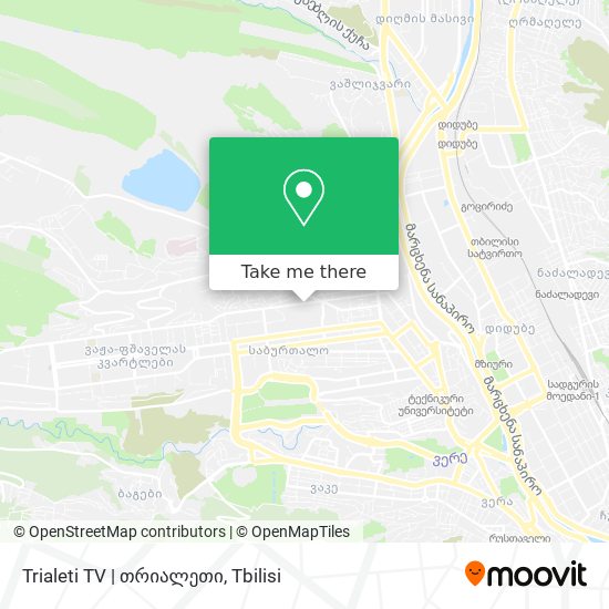 Карта Trialeti TV | თრიალეთი