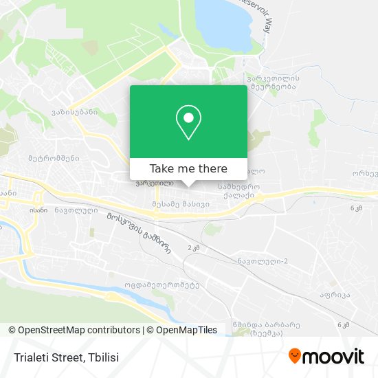Trialeti Street map