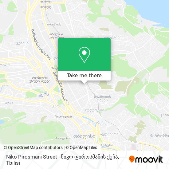 Niko Pirosmani Street | ნიკო ფიროსმანის ქუჩა map