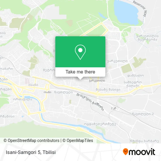 Карта Isani-Samgori 5