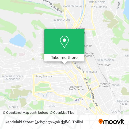 Карта Kandelaki Street (კანდელაკის ქუჩა)