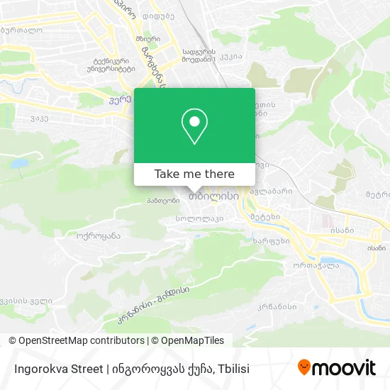 Ingorokva Street | ინგოროყვას ქუჩა map