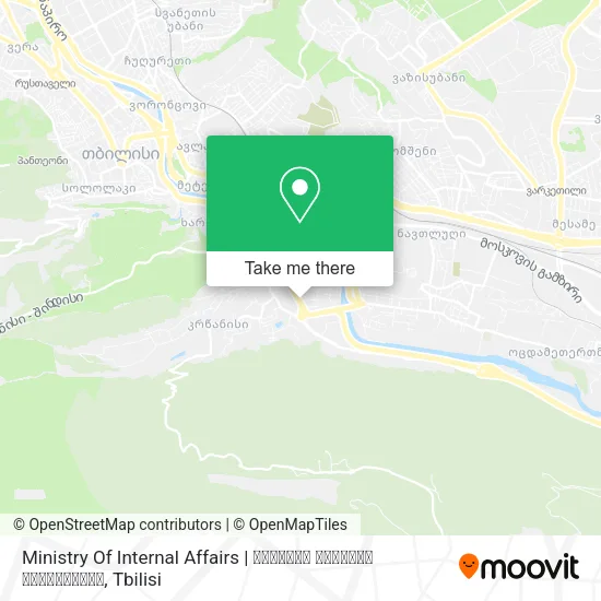 Ministry Of Internal Affairs | შინაგან საქმეთა სამინისტრო map
