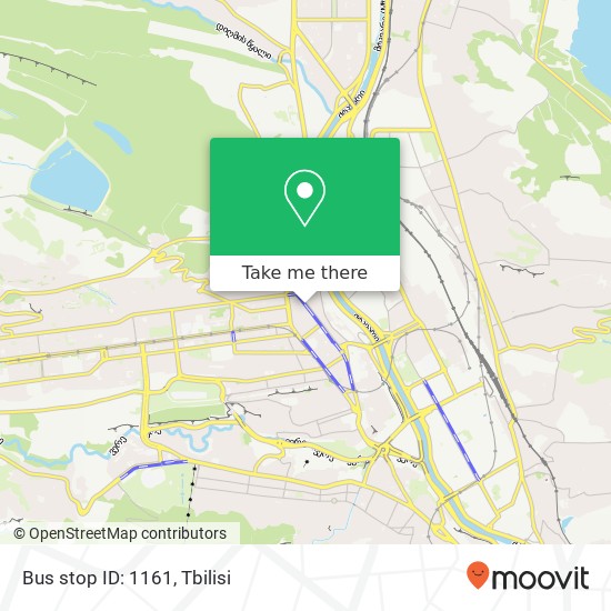 Bus stop ID: 1161 map