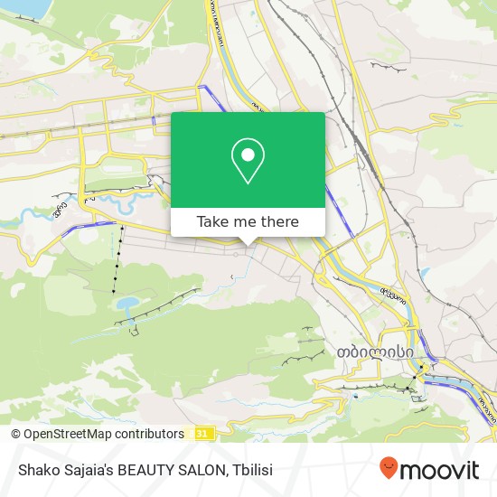 Shako Sajaia's BEAUTY SALON map