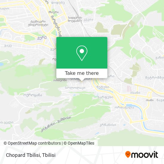 Chopard Tbilisi map