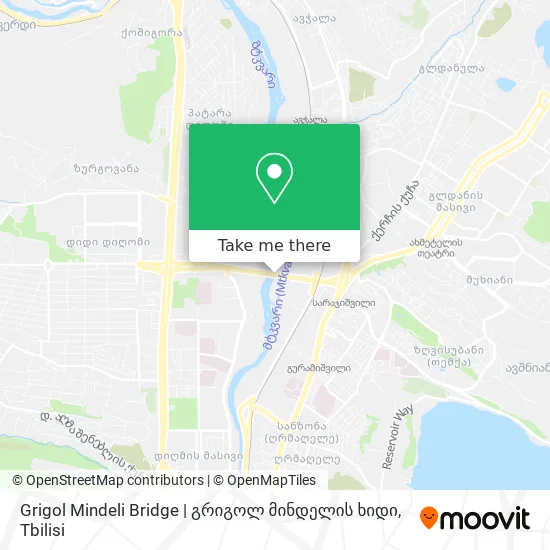 Grigol Mindeli Bridge | გრიგოლ მინდელის ხიდი map