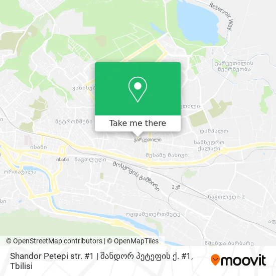 Shandor Petepi str. #1 | შანდორ პეტეფის ქ. #1 map