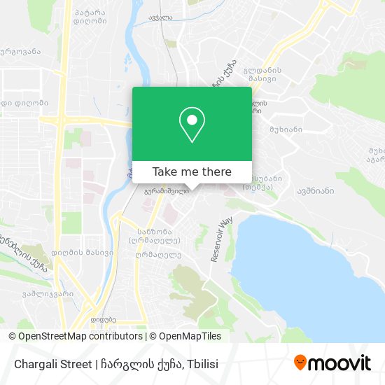 Карта Chargali Street | ჩარგლის ქუჩა
