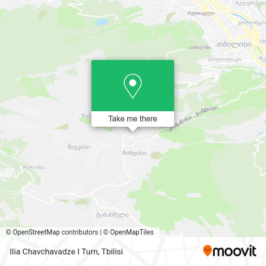 Карта Ilia Chavchavadze I Turn