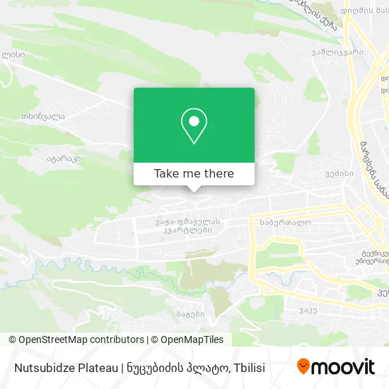 Nutsubidze Plateau | ნუცუბიძის პლატო map