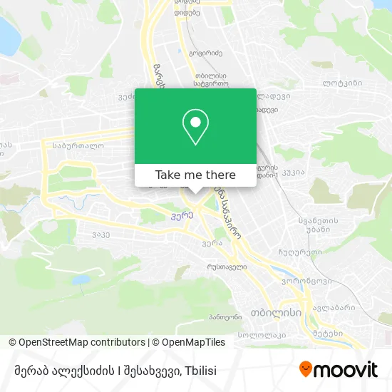 მერაბ ალექსიძის I შესახვევი map