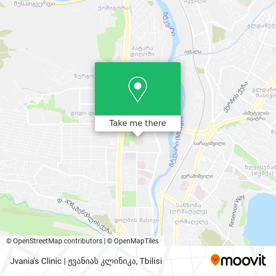 Jvania's Clinic | ჟვანიას კლინიკა map