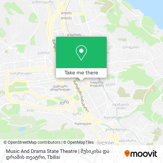 Music And Drama State Theatre | მუსიკისა და დრამის თეატრი map