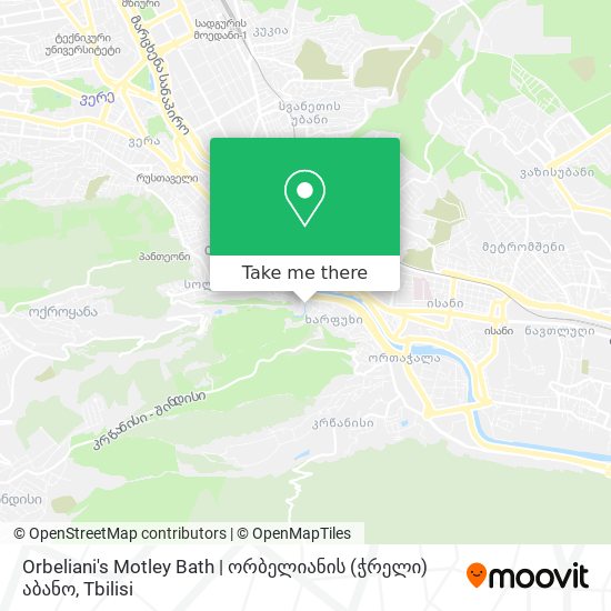 Orbeliani's Motley Bath | ორბელიანის (ჭრელი) აბანო map