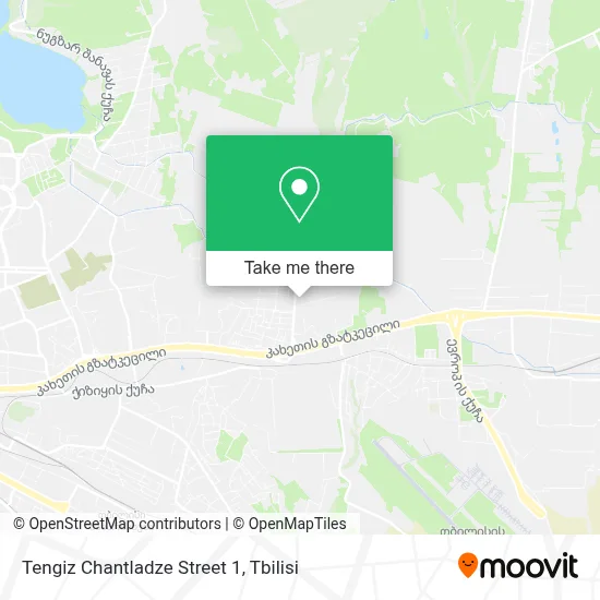 Tengiz Chantladze Street 1 map