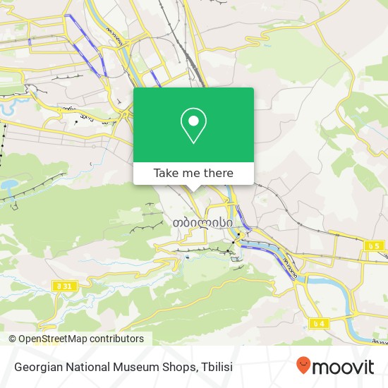 Georgian National Museum Shops map