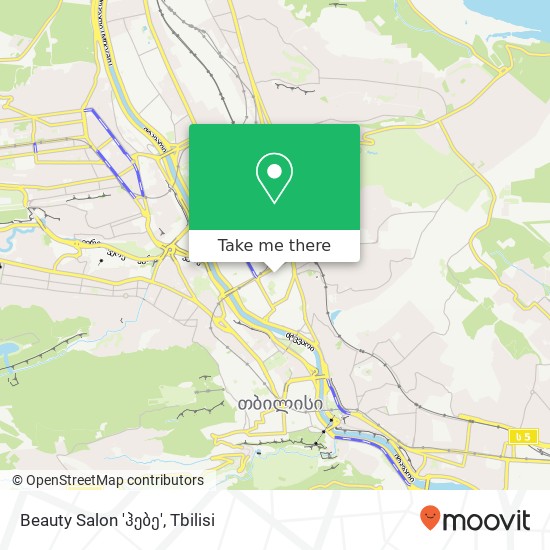 Beauty Salon 'ჰებე' map