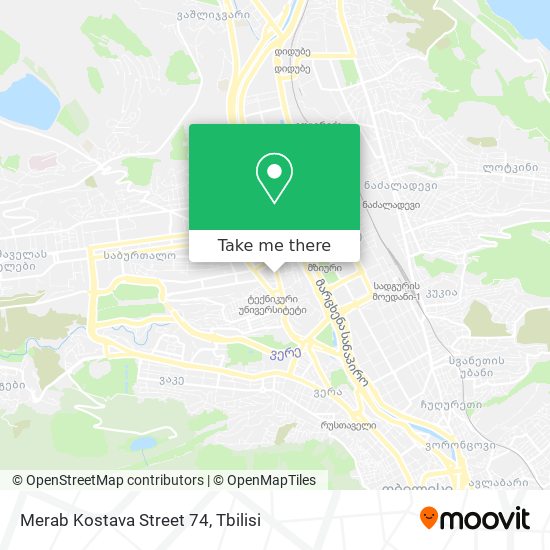Merab Kostava Street 74 map