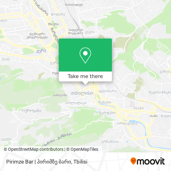 Pirimze Bar | პირიმზე ბარი map