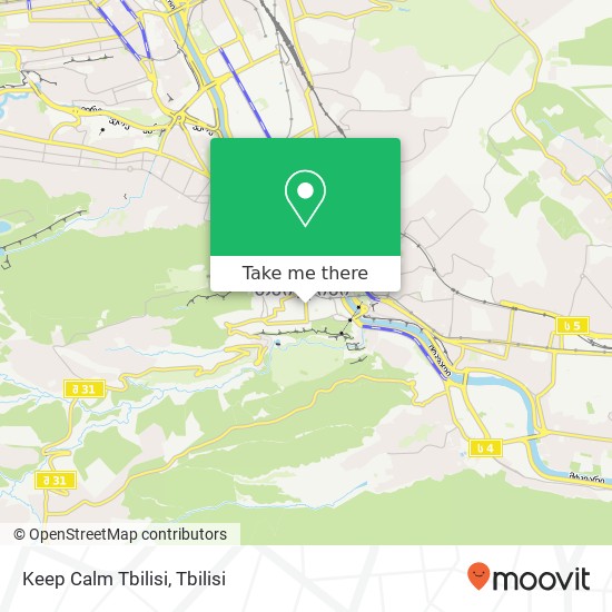 Keep Calm Tbilisi map