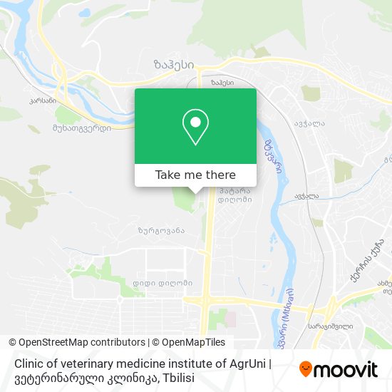 Карта Clinic of veterinary medicine institute of AgrUni | ვეტერინარული კლინიკა