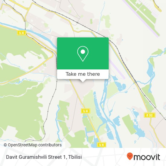 Davit Guramishvili Street 1 map