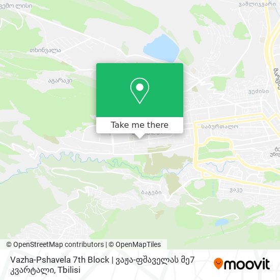 Vazha-Pshavela 7th Block | ვაჟა-ფშაველას მე7 კვარტალი map