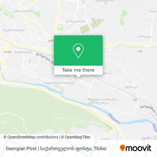 Georgian Post | საქართველოს ფოსტა map