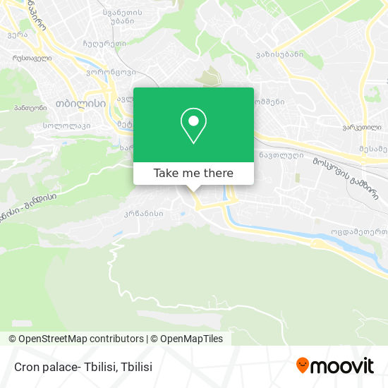 Cron palace- Tbilisi map