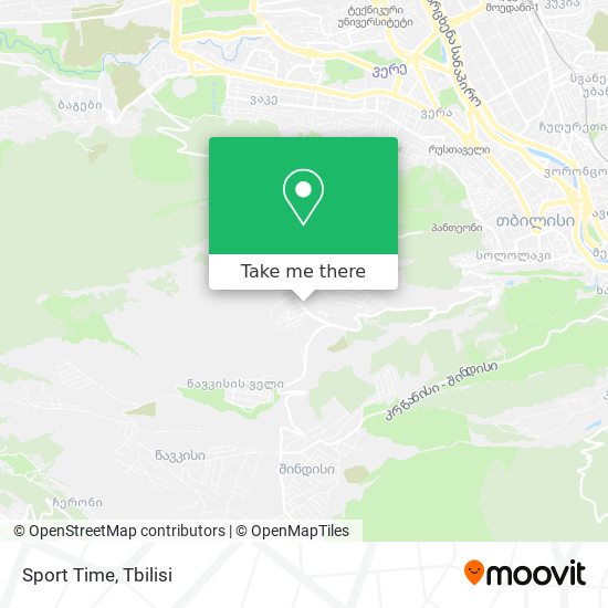 Sport Time map