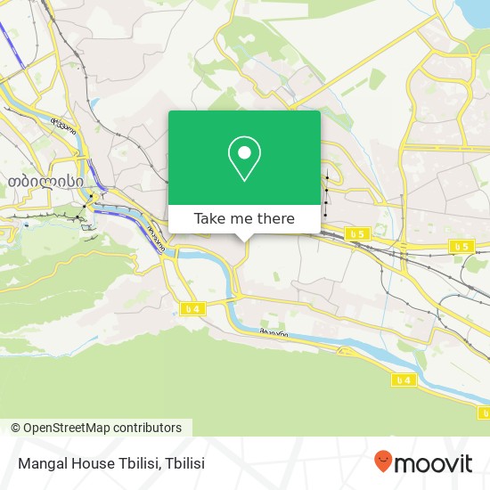 Mangal House Tbilisi map